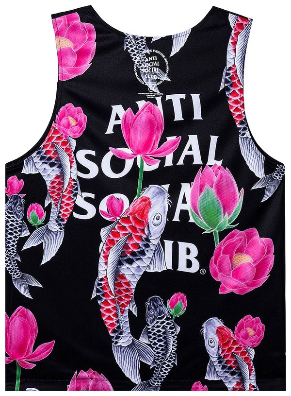 Anti Social Social Club Koi Garden Jersey Black