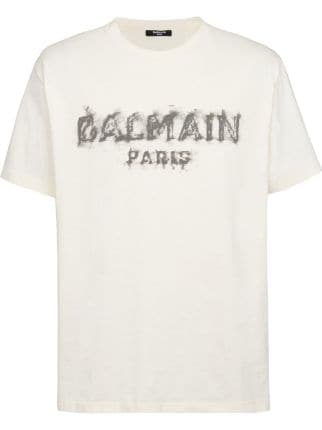 Balmain París Beige Tee