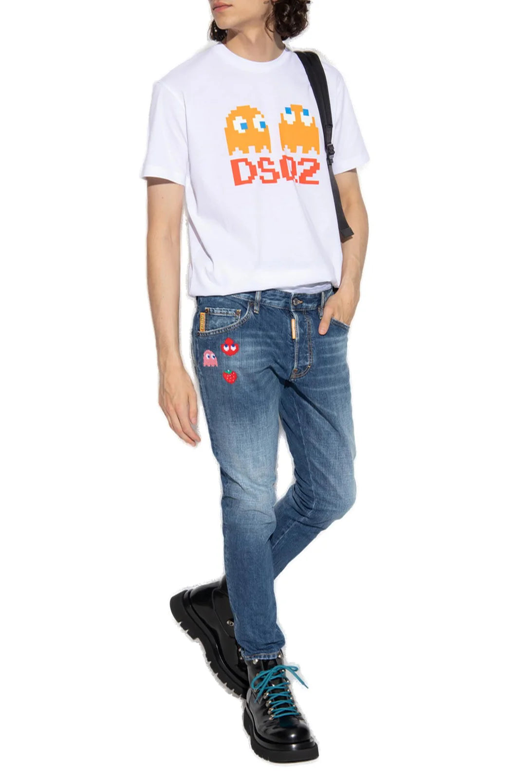 Dsquared2 Pacman White Tee