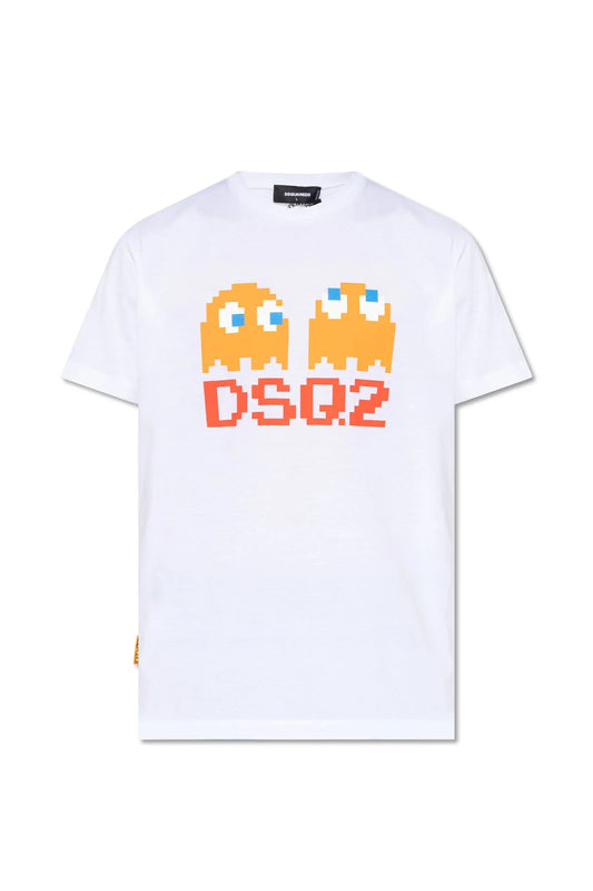 Dsquared2 Pacman White Tee