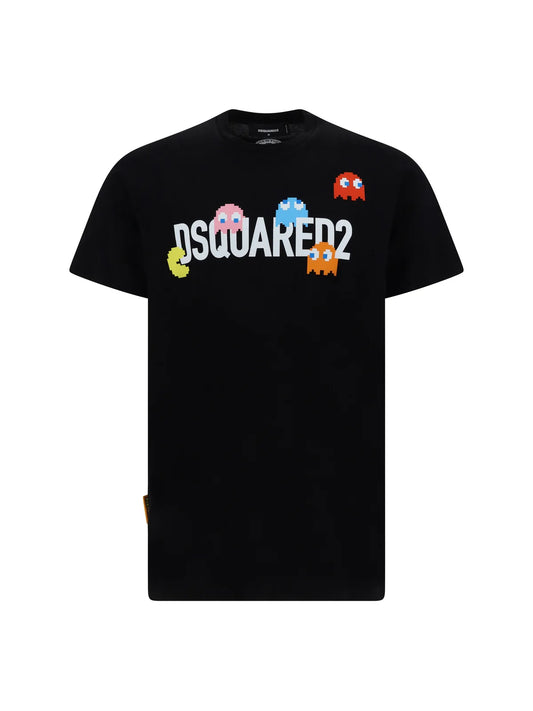 Dsquared2 Pacman Black Tee