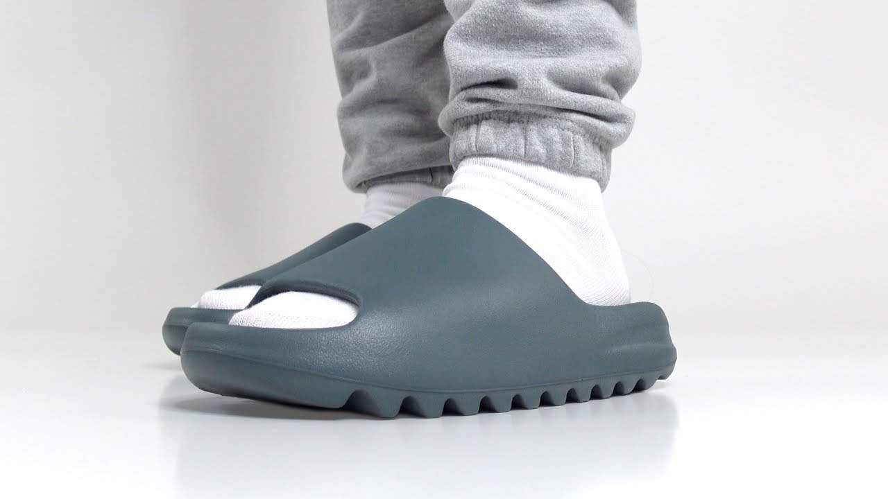 Yezzy slide slate marine