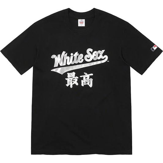 Supreme MLB Chicago White Sox Kanji TEE Black