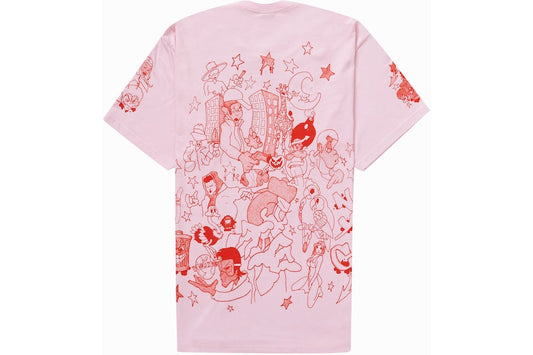 Supreme Downtown TEE Pink