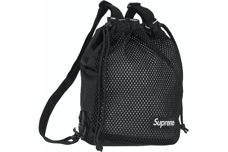 Supreme Mesh Small Backpack Black