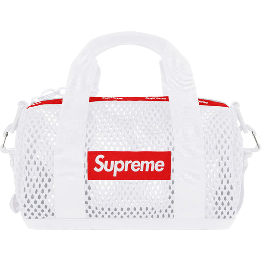 MESH MINI DUFFLE BAG White