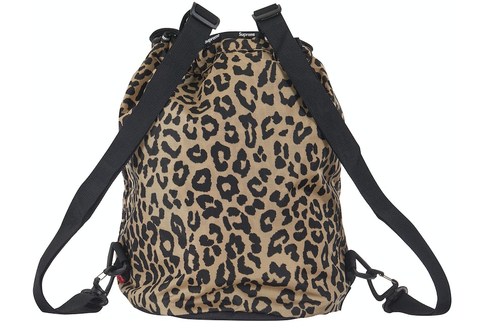 Supreme Mesh Small Backpack Leopard