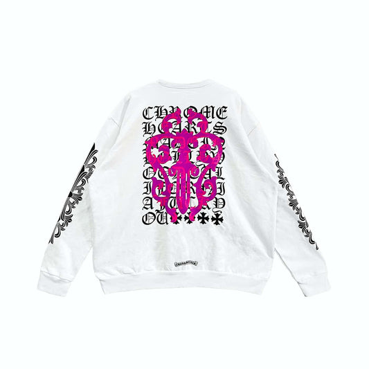 Chrome Hearts Eye Chart Dagger Longsleeve Crewneck