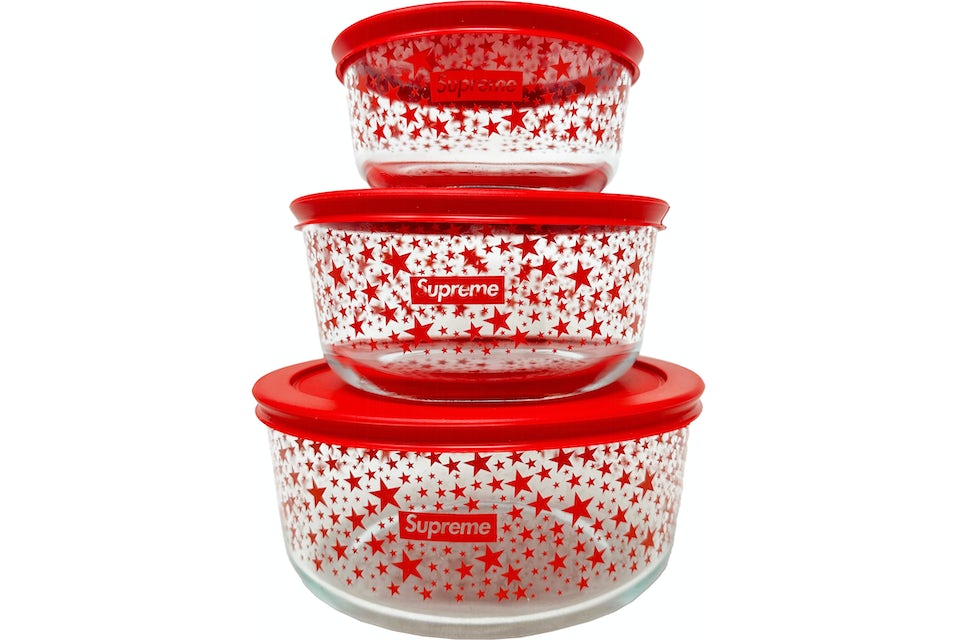 Supreme Pyrex Bowls (Set of 3)