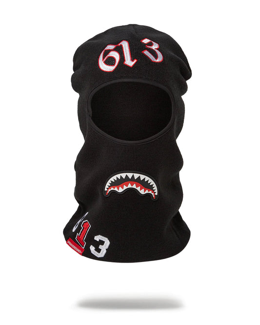 SPRAYGROUND 613 TYPOGRAPHY SKIMASK NEGRO