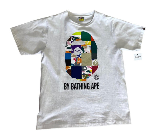 A Bathing Ape Bape Camo White Tee