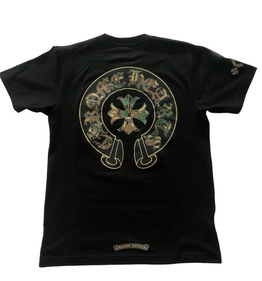 Chrome Hearts Camo Black Tee