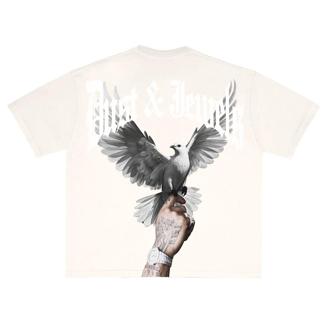 Dust & Jewels Dove White Tee