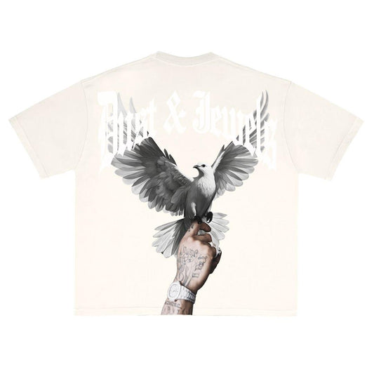 Dust & Jewels Dove White Tee