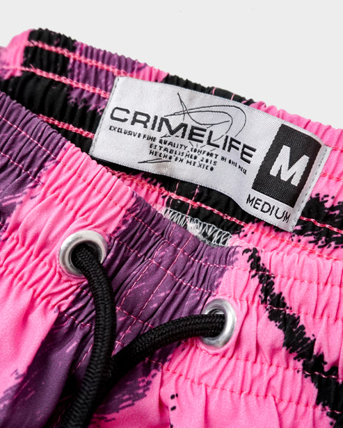 Crime Life Pink Short