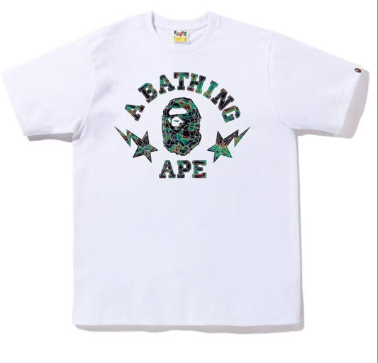 BAPE Thermography Polygon College Tee