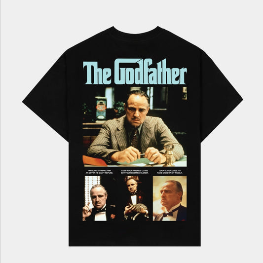 The God Father Black Tee