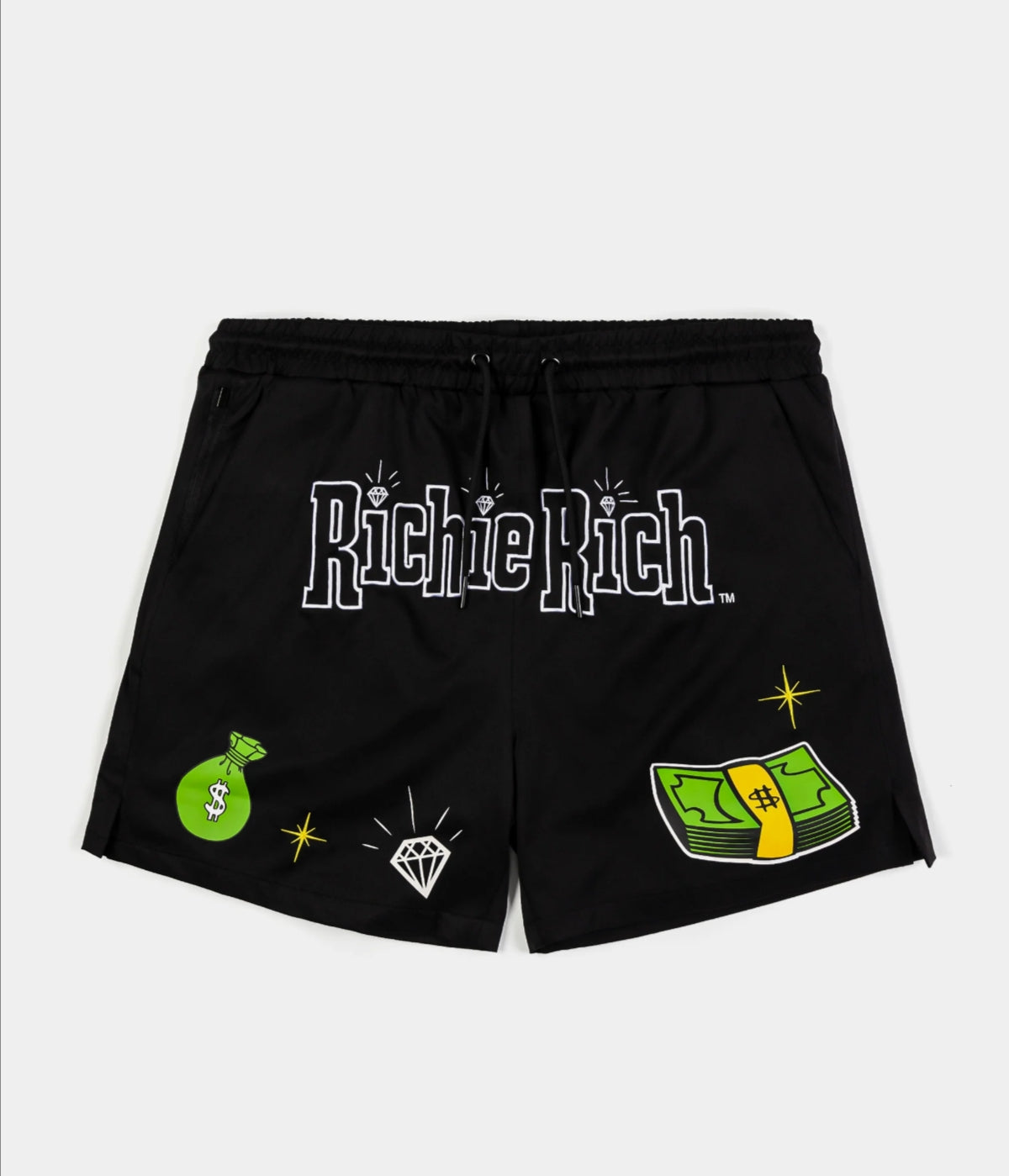 Richie Rich Money Black Short