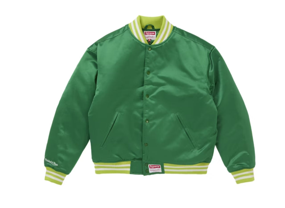 Supreme x Mitchell & Ness Green Jacket