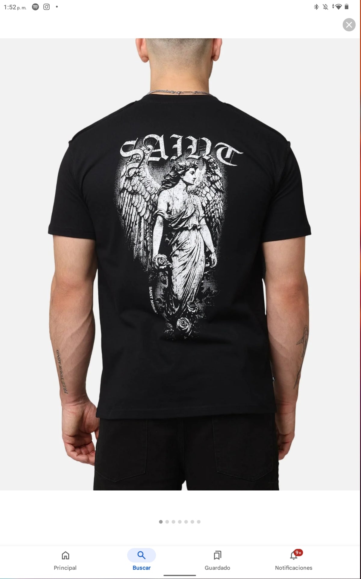 Saint Morta The Fallen Lafayette T-Shirt