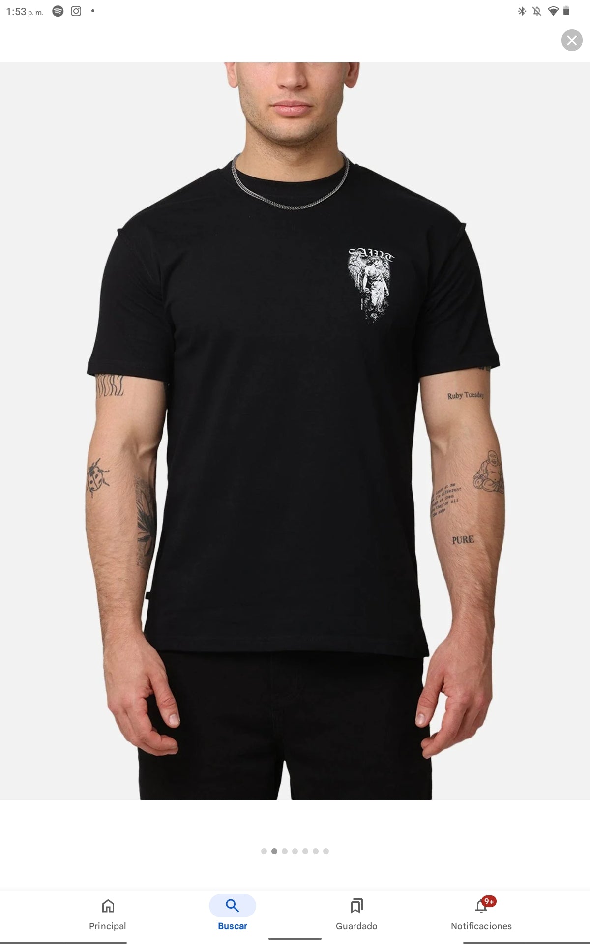 Saint Morta The Fallen Lafayette T-Shirt