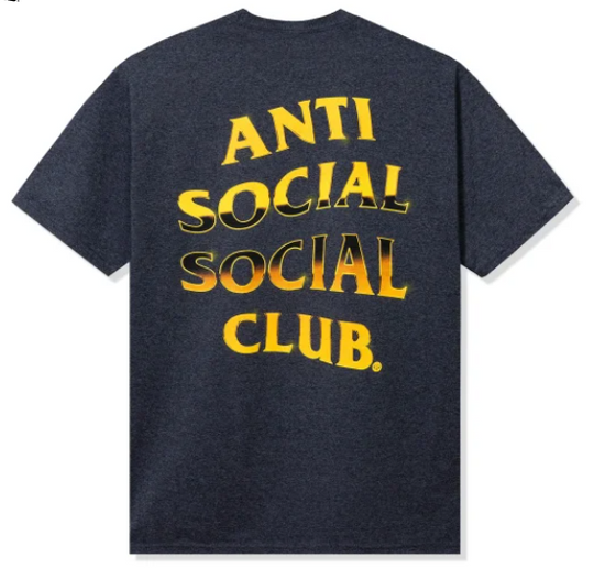 Anti Social Social Club Foreshadow Tee Dark Heather Grey