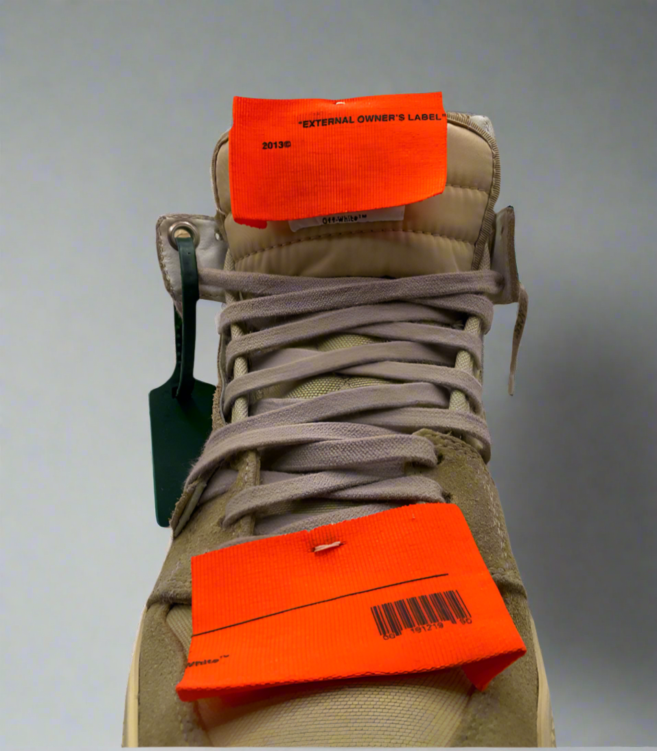 Off White Court 3.0 High Beige SNK