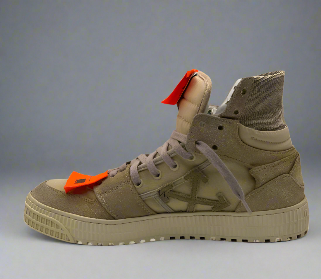 Off White Court 3.0 High Beige SNK