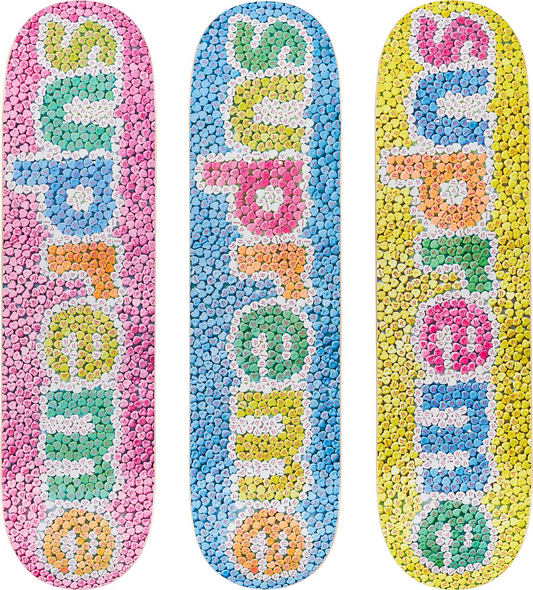 Supreme Candy Hearts Skateboard collection