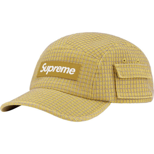 Supreme Denim Ripstop Camp Cap Yellow